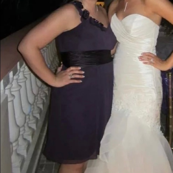 Bill Levkoff one shoulder bridesmaid dress - Picture 7 of 7